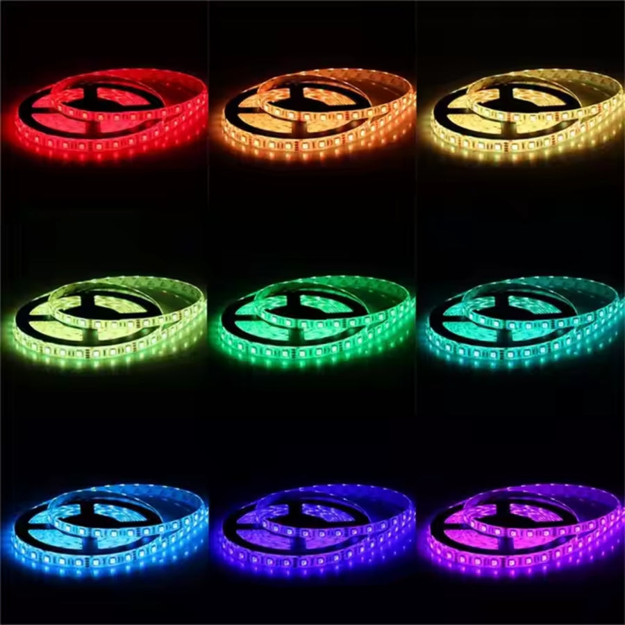Zestaw taśm LED 2835 z pilotem, RGB, 10W/m, 5m, IP44