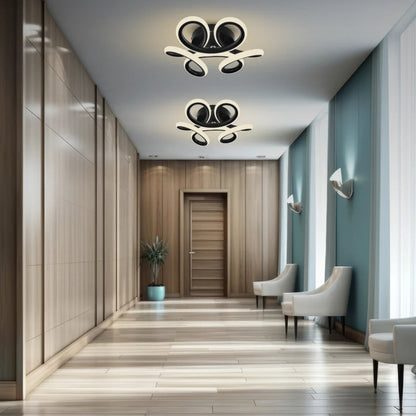 Żyrandol LED VERTEX HELIX, 15 W, zimne/ciepłe/neutralne światło, czarny 