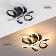 Żyrandol LED VERTEX HELIX, 15 W, zimne/ciepłe/neutralne światło, czarny 