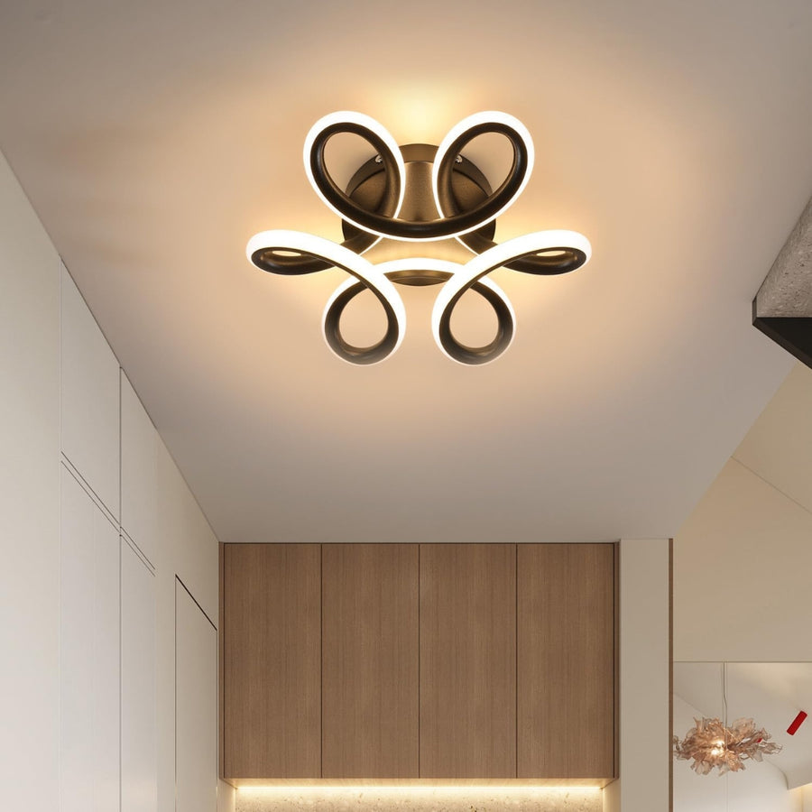Żyrandol LED VERTEX HELIX, 15 W, zimne/ciepłe/neutralne światło, czarny 