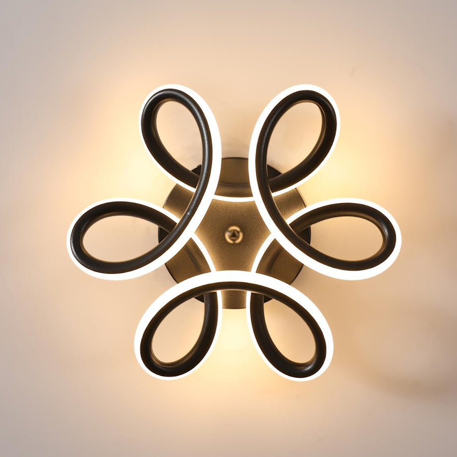 Żyrandol LED VERTEX HELIX, 15 W, zimne/ciepłe/neutralne światło, czarny 