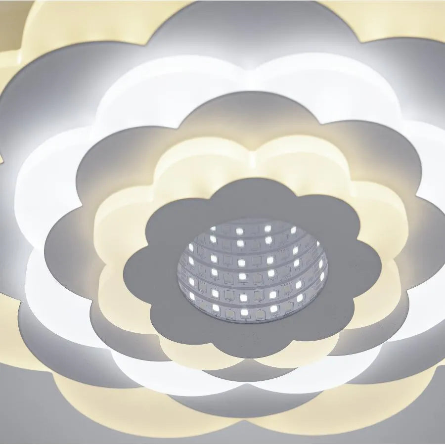 Żyrandol LED NEXA 3D, 36 W, średnica 24 cm, światło zimne/ciepłe/neutralne, kolor biały