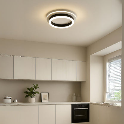 Nowoczesny żyrandol LED 24W, średnica 20 cm, okrągły, światło zimne/ciepłe/neutralne, czarny