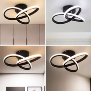 Żyrandol LED VERTEX Infinitum 26W, zimne/ciepłe/neutralne światło, czarny