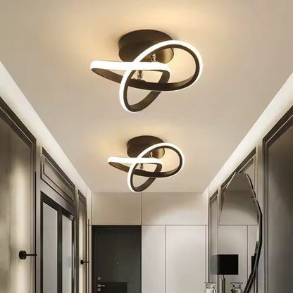 Żyrandol LED VERTEX Infinitum 26W, zimne/ciepłe/neutralne światło, czarny