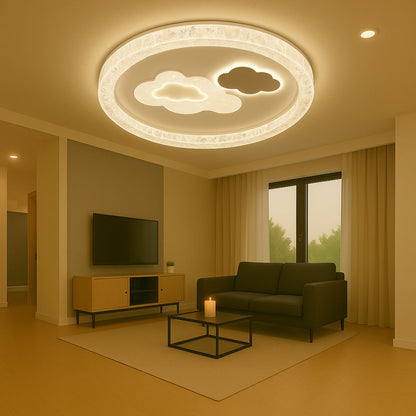 LED LED nie Skyform Starry, 64W, zimno/gorące/neutralne światło, czarne