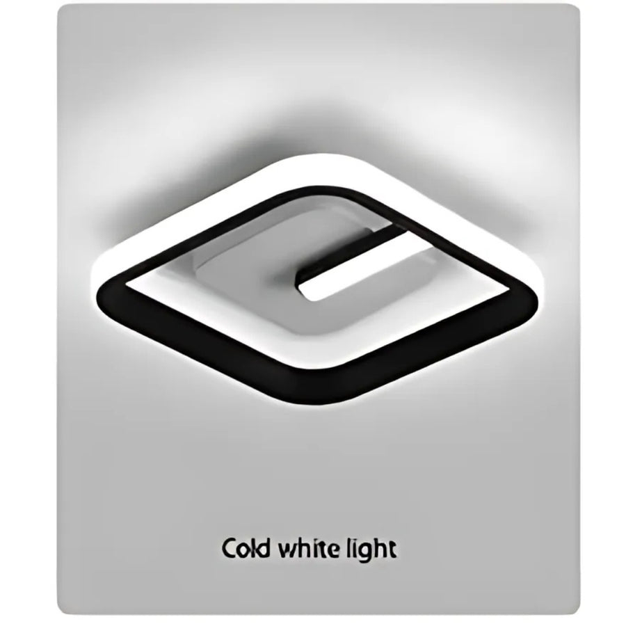 Żyrandol LED VICTORIA, 16W, zimne/ciepłe/neutralne światło, czarno-biały 