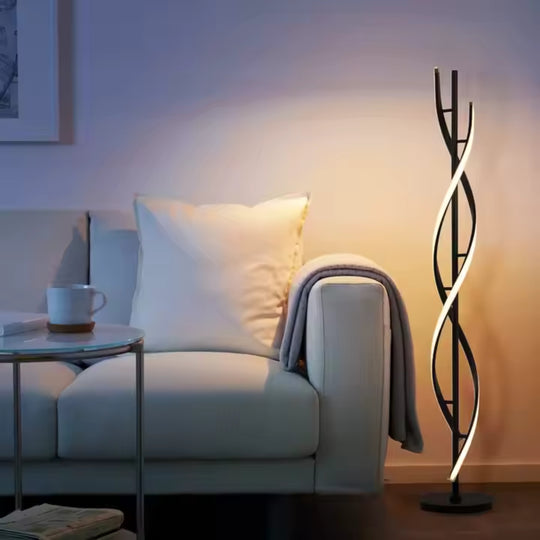 Lampa LED Upsilon, 27W, 3000K/4000K/6000K, metal i akryl, czarny Veioze i domyślny tytuł Alessandro Design