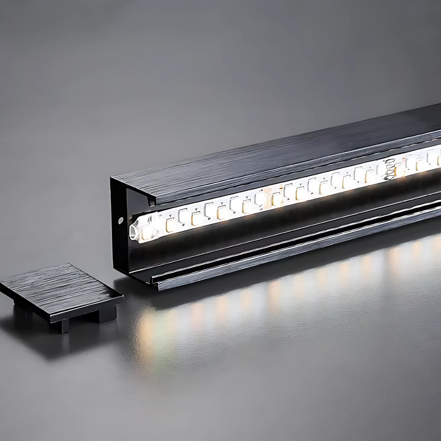 Żyrandol LED z pilotem Aroldo, 63 W, 6 elementów, liniowy, światło zimne/ciepłe/neutralne, ściemnialny, czarny