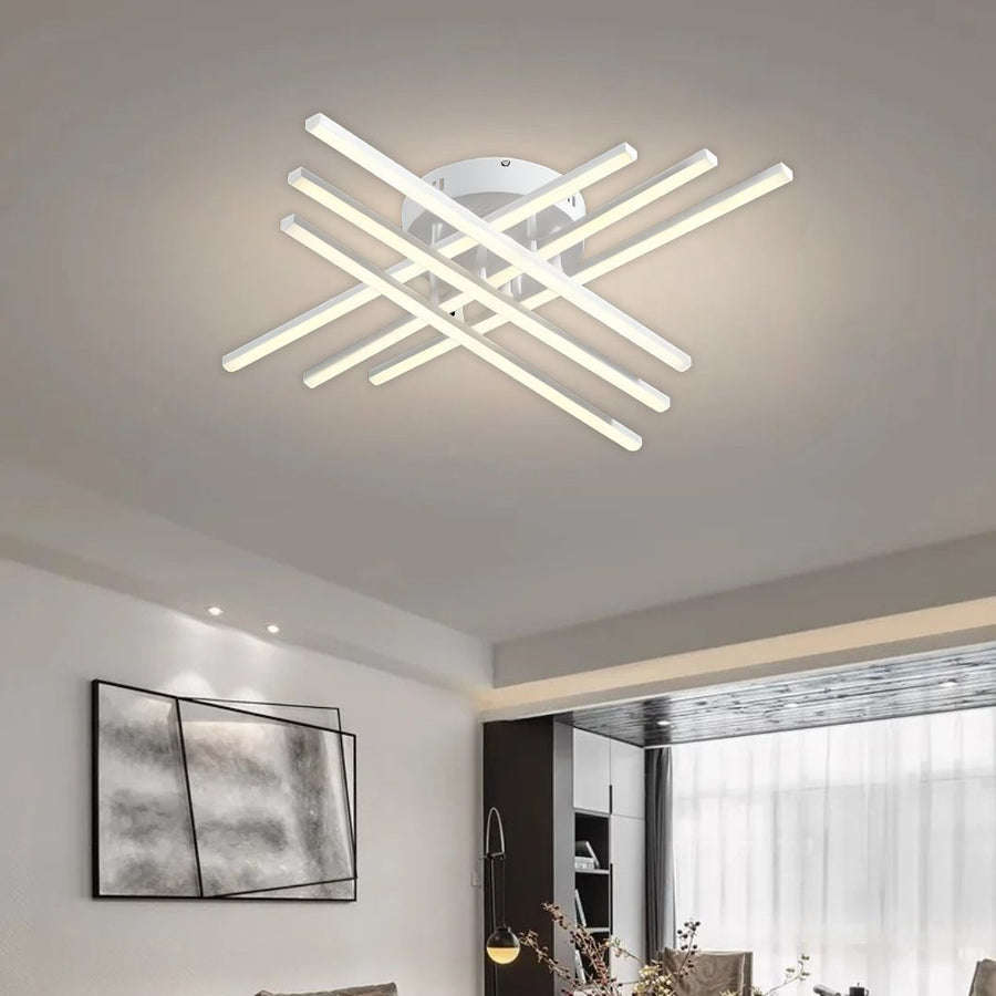 Żyrandol LED GIO, 63 W, zimne/ciepłe/neutralne światło, biały