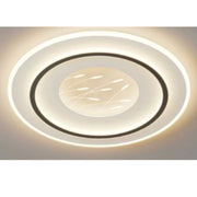 LED żyrandol z pilotem 125 W, okrągły, zimny/gorący/neutralny światło, niestabilne, czarne