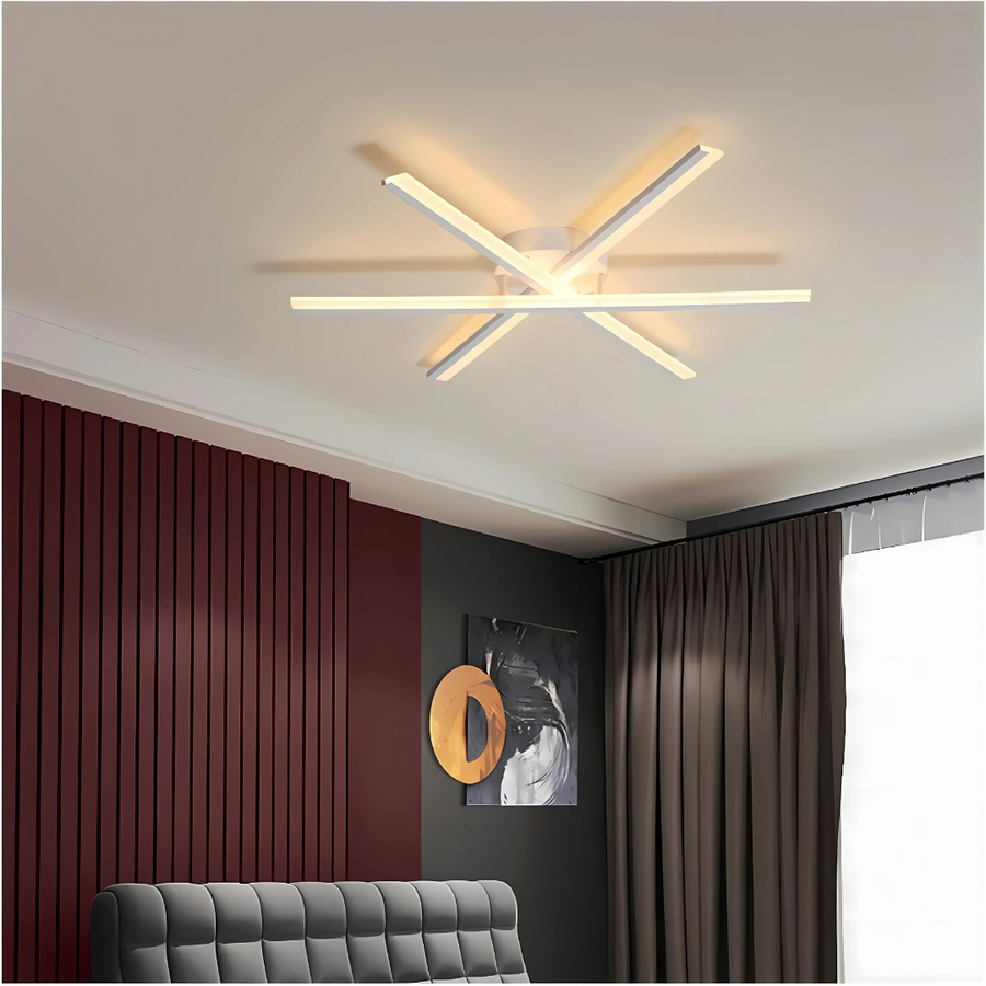 Żyrandol LED z pilotem ZOE, 40 W, światło zimne/ciepłe/neutralne, ściemnialny, biały