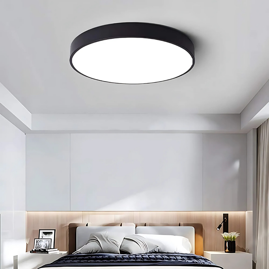 Plafoniera LED, 48W, Lumina Rece, Negru