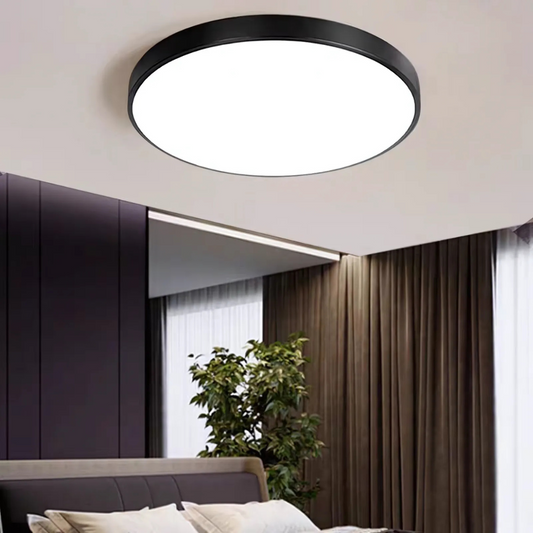 Plafoniera LED, 48W, Lumina Rece, Negru