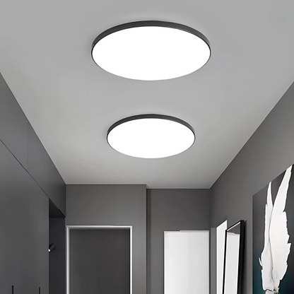 Plafoniera LED, 48W, Lumina Rece, Negru