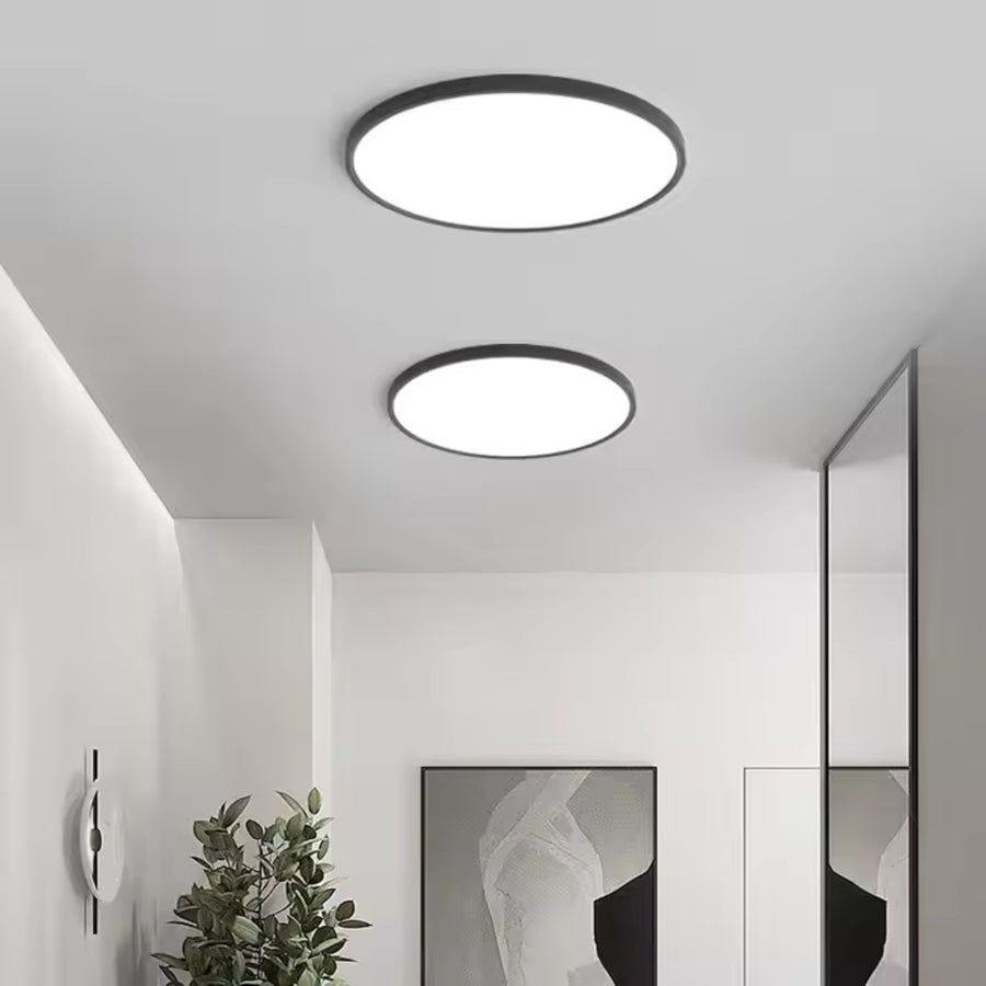 Lampa sufitowa LED SOLIS 37 cm 33 W, neutralne światło, czarna