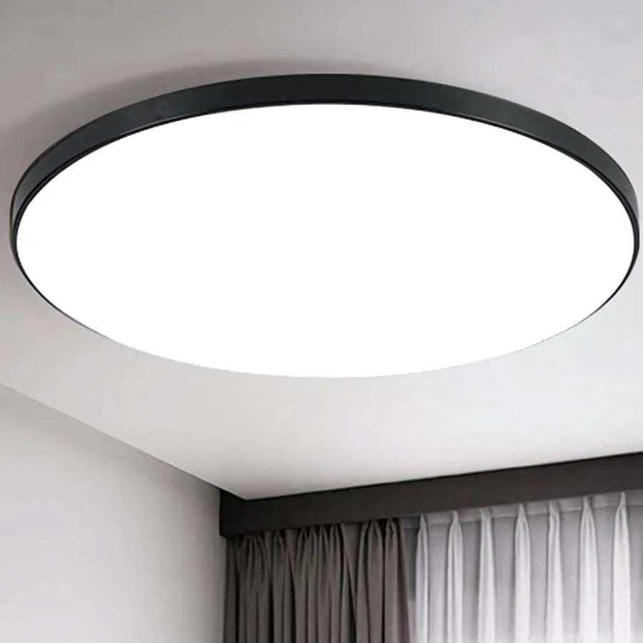 Lampa sufitowa LED SOLIS 37 cm 33 W, neutralne światło, czarna