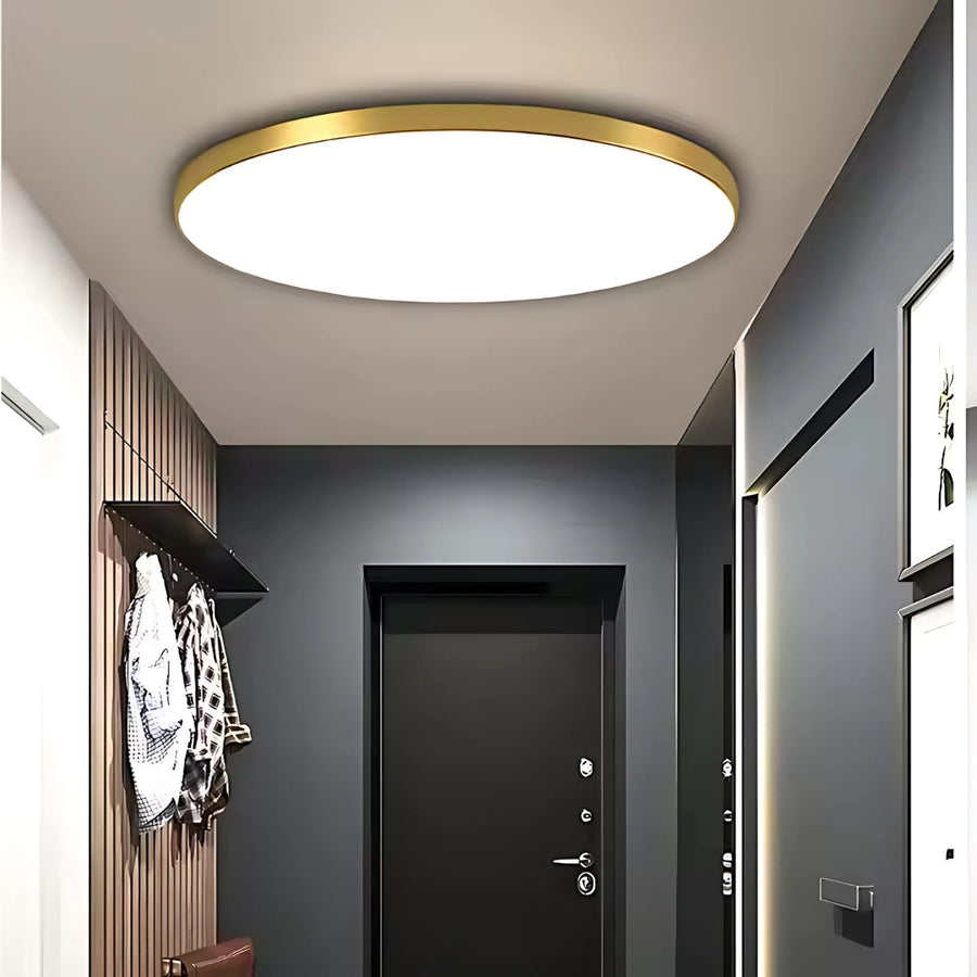 SOLIS Lampa sufitowa LED 37cm 32W Neutralne światło Złoty