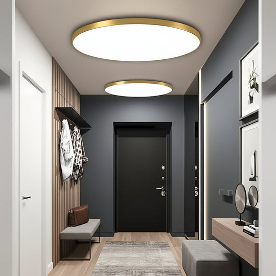 Lampa sufitowa LED SOLIS 27cm 20W Zimne światło Złote Lampy sufitowe LED Domyślny tytuł Alessandro Design