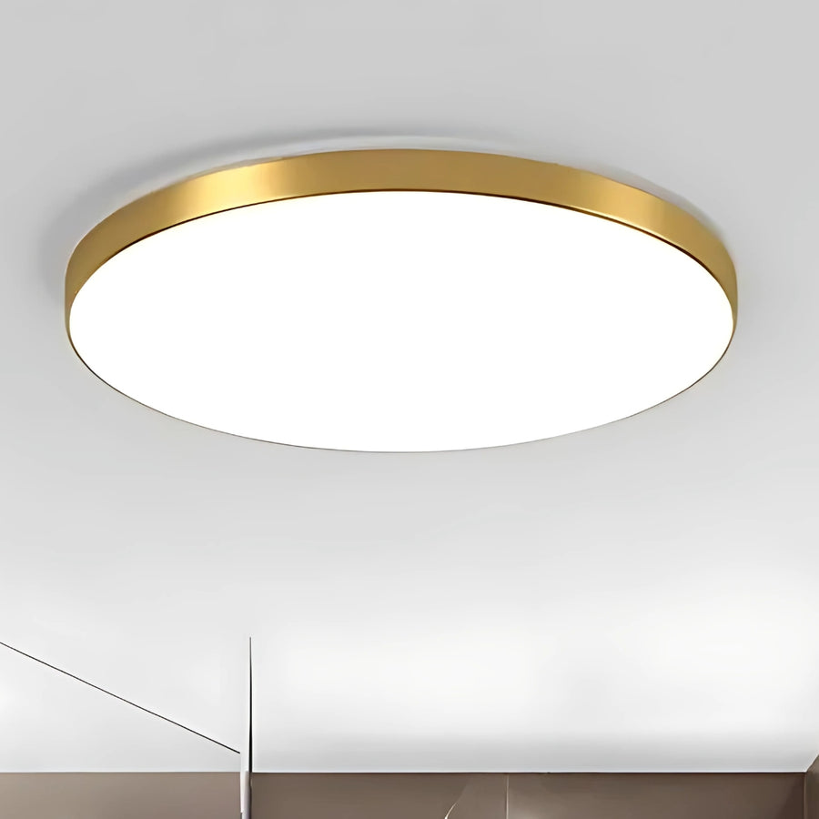 SOLIS Lampa sufitowa LED 37cm 32W Neutralne światło Złoty