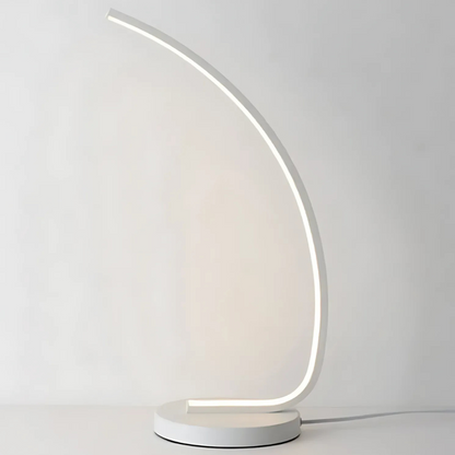 Lampa podłogowa LED Nemesis, 10 W, zimne/ciepłe/neutralne światło, metal i akryl, kolor biały