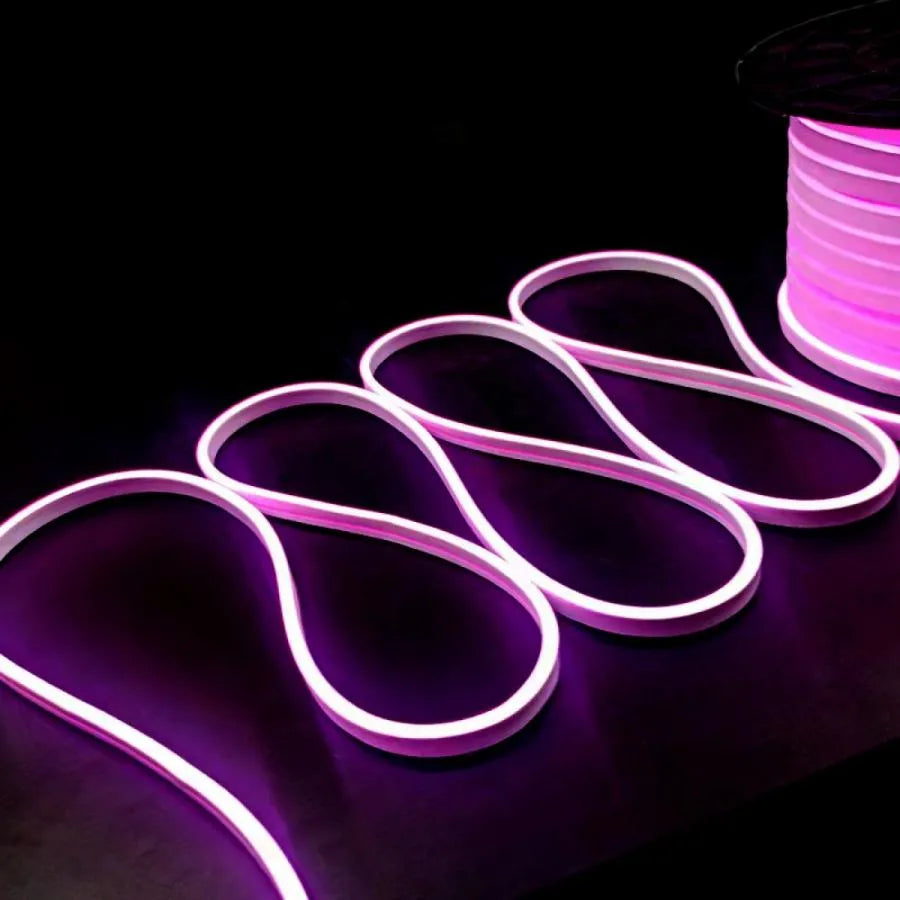 Neon Flex Różowy 2835 12V IP65