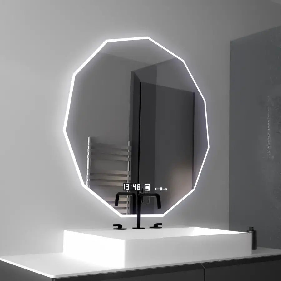 LUD LED Polygon 70 cm Judith Motionllow Morkellow System rozmrażający zegar i delikatny termometr