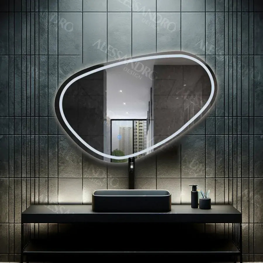 Lustro dotykowe Quassare LED 90x65 cm