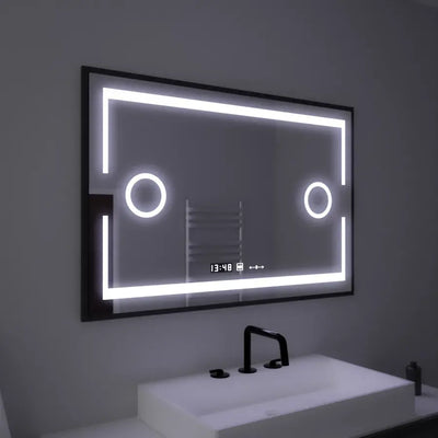 Prostokątny lusterko LED 120x80cm Motion Blowl Monsor Marcello Dismanc