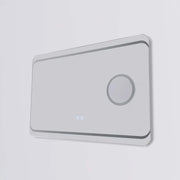 Lustro LED prostokątne 80x60cm z systemem Touch Defog, lupa kosmetyczna