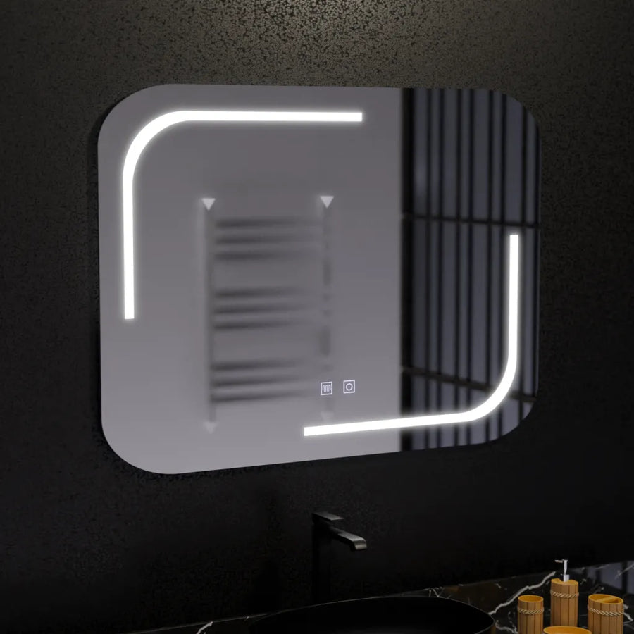 Lustro LED prostokątne 80x60cm Touch Retrica Defog System