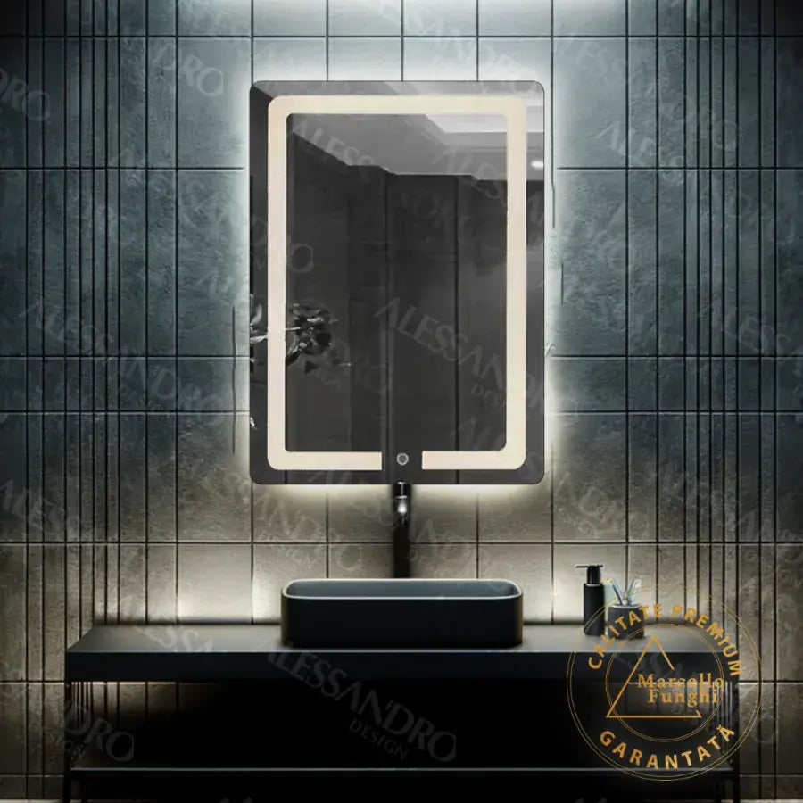 Lustro dotykowe LED Rhea Defog System 60x80 cm Kolekcja Marcello Funghi