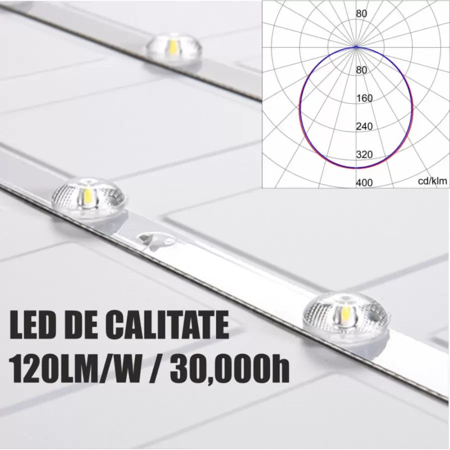 Wpuszczany panel LED 15W zimne białe światło