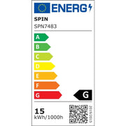 Wpuszczany panel LED 15W zimne białe światło