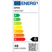 Wpuszczany panel LED 48W Ciepłe białe światło