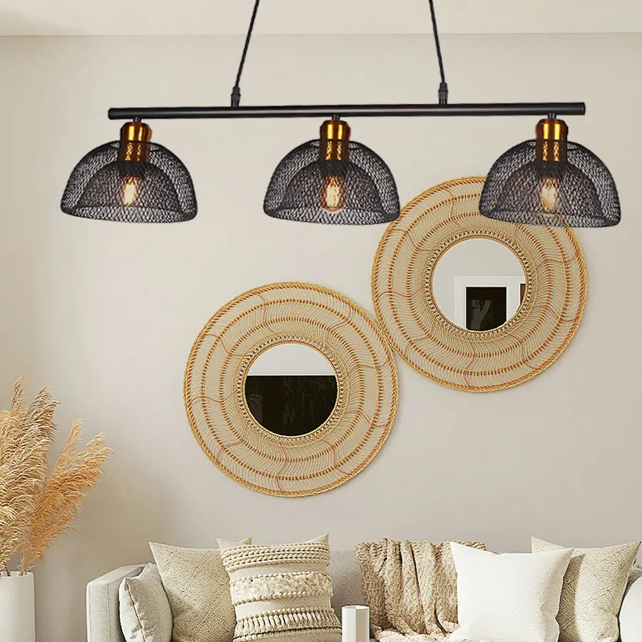 Wisząca lampa Jude 3x E27 Czarna