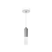 Lampa wisząca Neptunia, 6W, zimne/ciepłe/neutralne światło, chrom, metal i szkło 