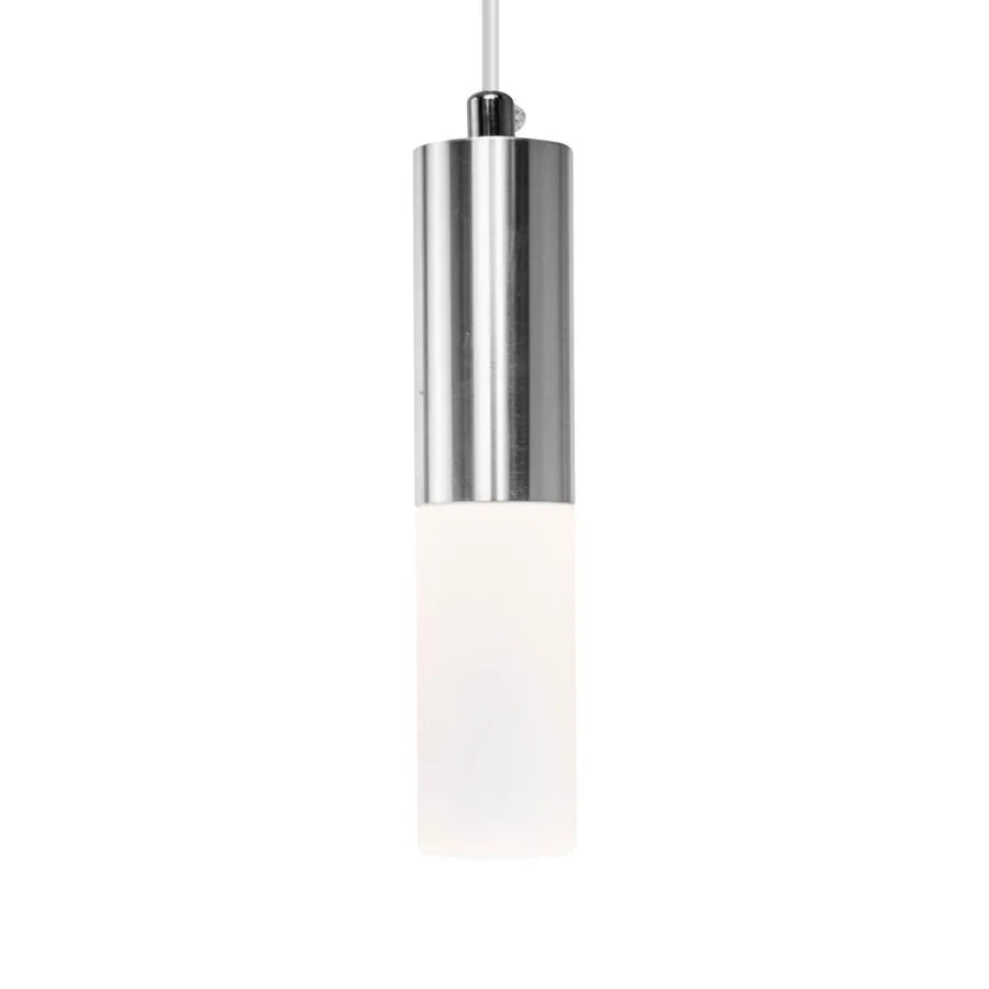 Lampa wisząca Neptunia, 6W, zimne/ciepłe/neutralne światło, chrom, metal i szkło 