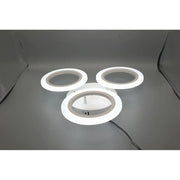 Żyrandol LED CRINA, 24W, 3 okręgi, światło neutralne, biały