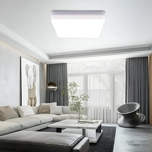 Lampa sufitowa LED Cotena, 48W, biała, IP.20, kwadratowa