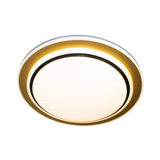 Galina 96W LED lampa sufitowa, plastik, biały, czarny i złoty 