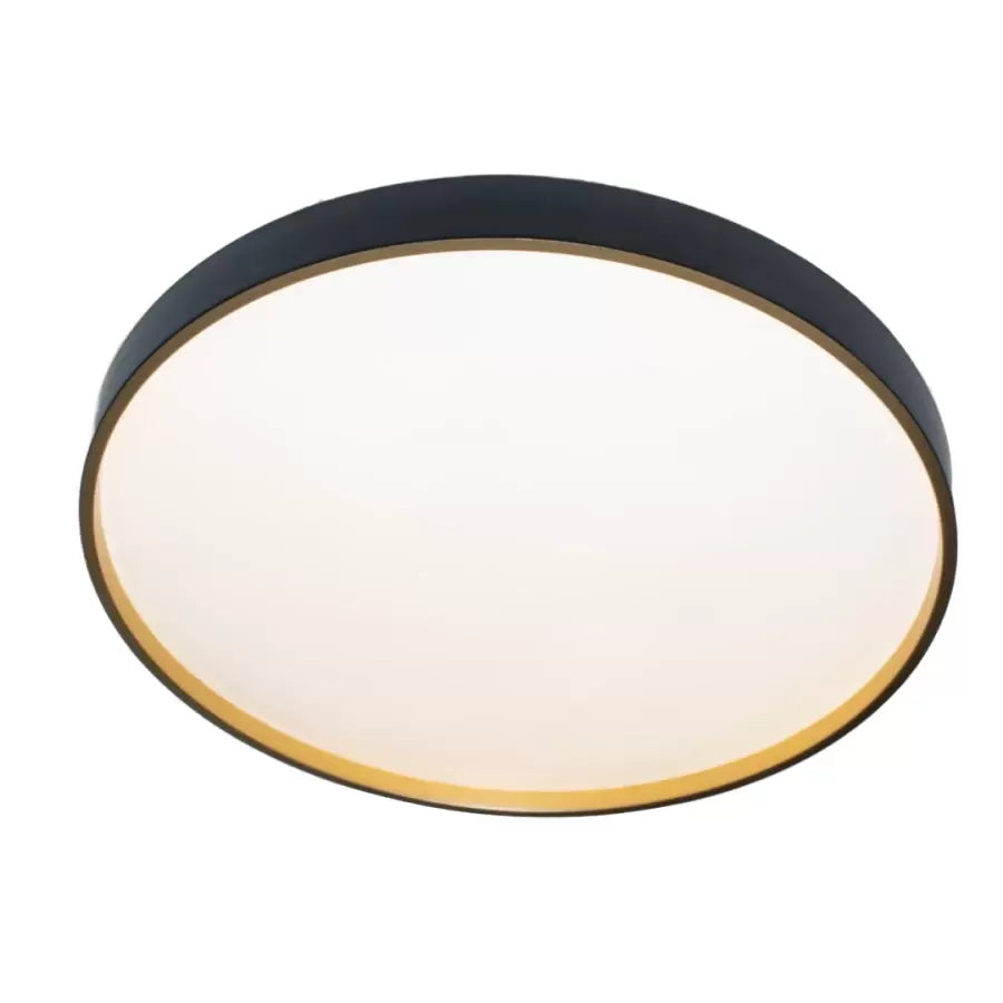 Lampa sufitowa LED Fantas 46W, okrągła, ABS, biała i czarna