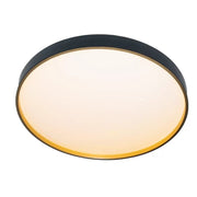 Lampa sufitowa LED Fantas 46W, okrągła, ABS, biała i czarna