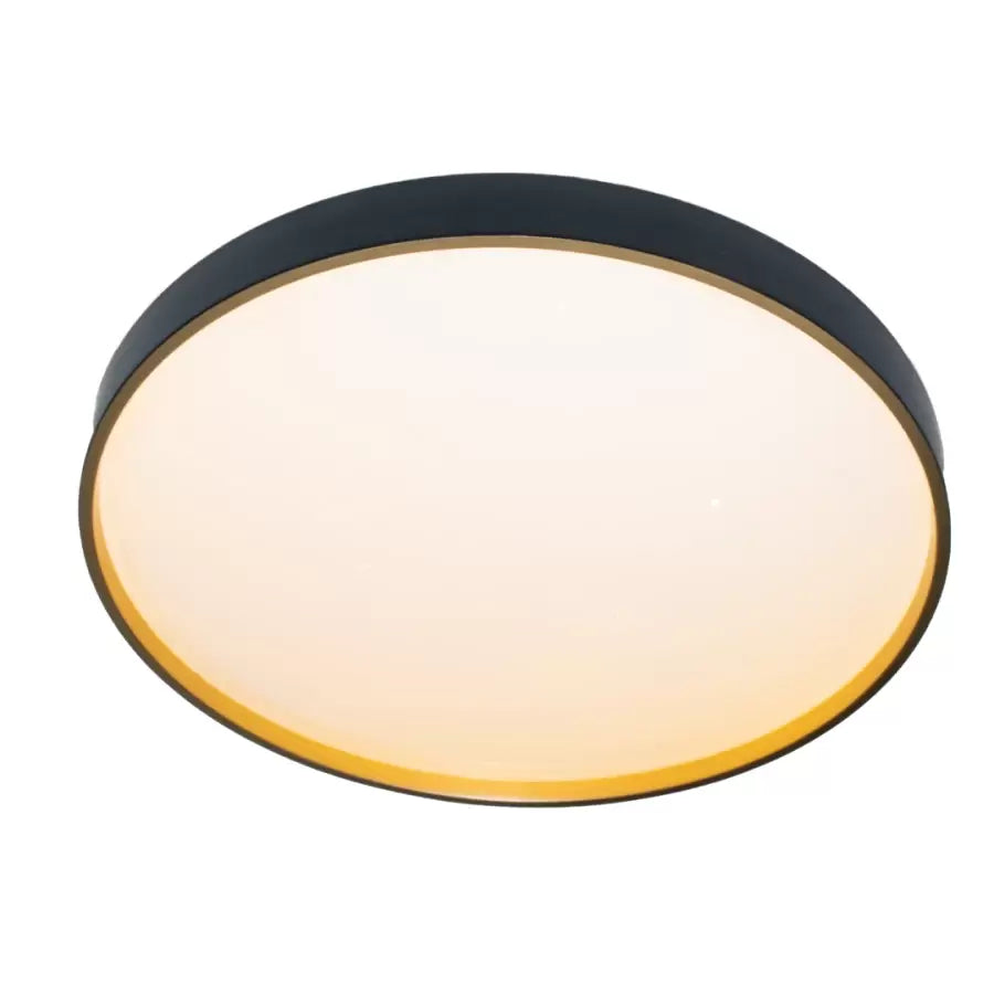 Lampa sufitowa LED Fantas 46W, okrągła, ABS, biała i czarna