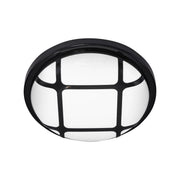 Okrągła lampa sufitowa LED 80W odporna na wilgoć, czarno-biała