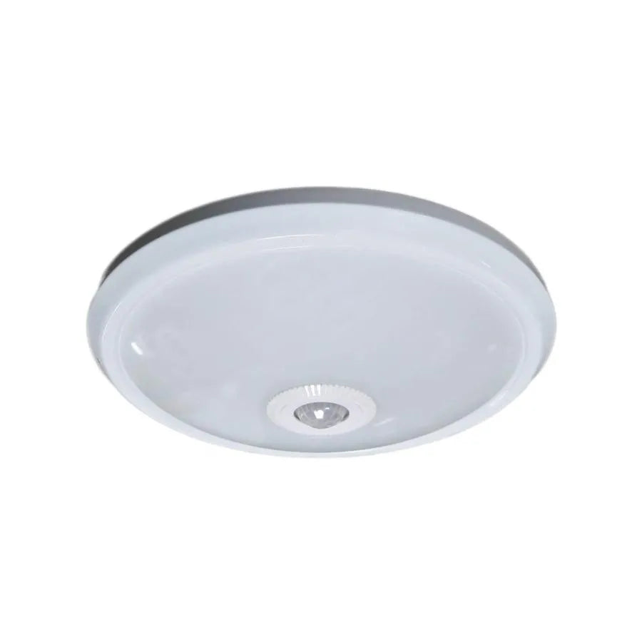 Lampa sufitowa LED z regulowanym czujnikiem ruchu 18W 6400K biała