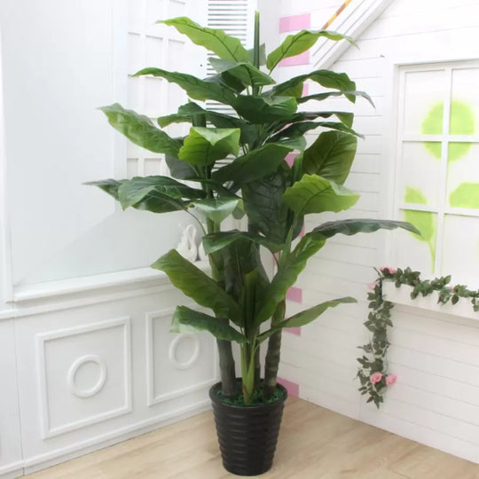 Sztuczna roślina japońskiego banana, 4 gałęzie, bez doniczki 180 cm zielony Domyślny tytuł Alessandro Design