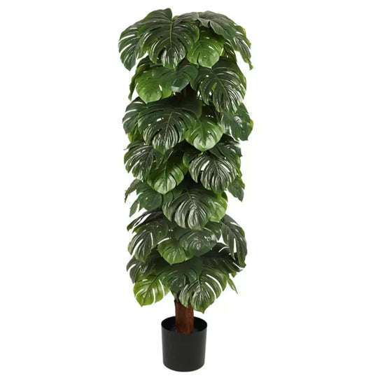 Monstera deliciosa Sztuczna roślina, bez doniczki, 140 cm zielony Domyślny tytuł Alessandro Design