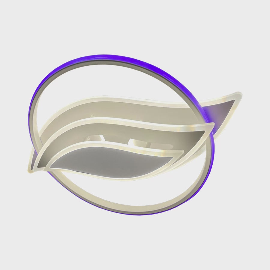 Żyrandol LED z pilotem JARRIA 52W, światło zimne/ciepłe/neutralne/RGB, ściemnialny, biały