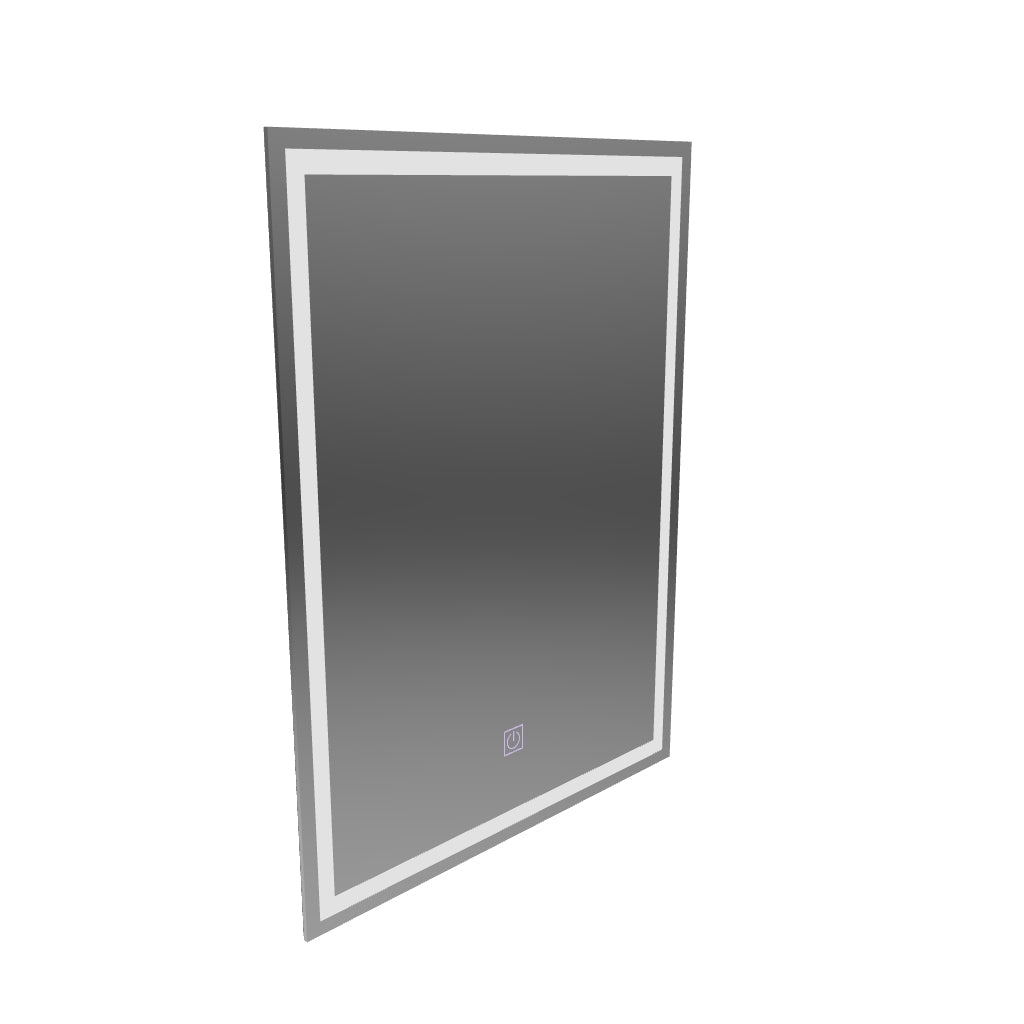 Lustro prostokątne LED 50x70cm RAMA Basic Touch 